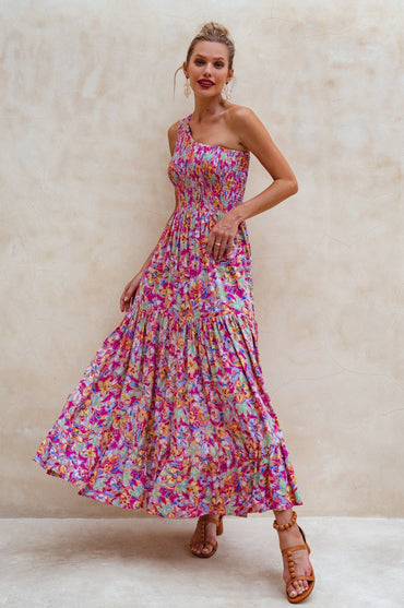 Cassandra One Shoulder Maxi Dress-9