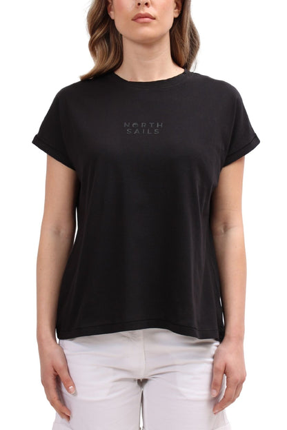 NORTH SAILS - Women's relaxed cotton T-shirt with logo