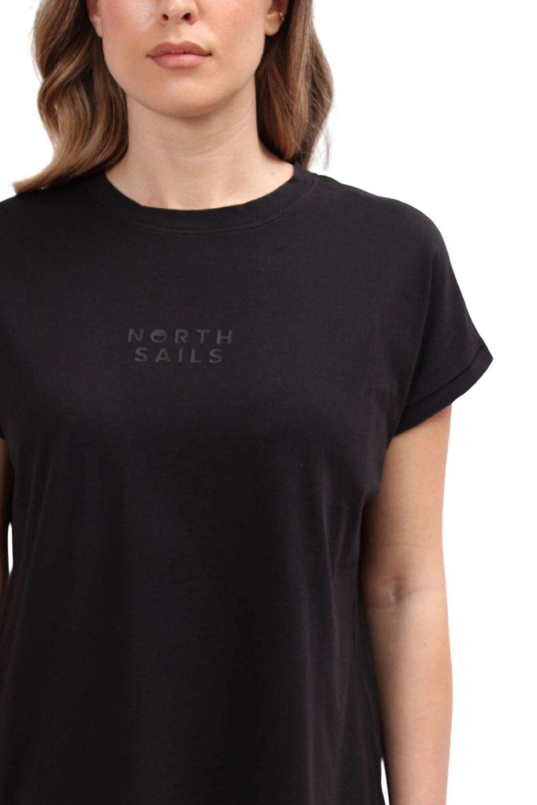 NORTH SAILS - Women's relaxed cotton T-shirt with logo
