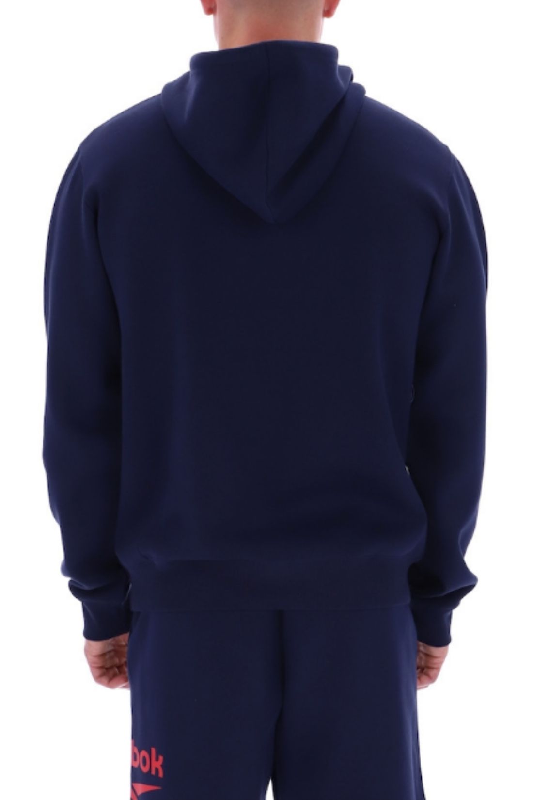 REEBOK - Herren Fleece-Kapuzenpullover mit zweifarbigem Logo