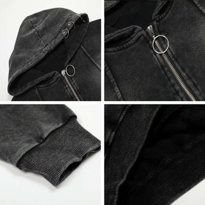 Thermal Elevated Crewneck Hoodie Luxury Insulated Streetwear for Men-4