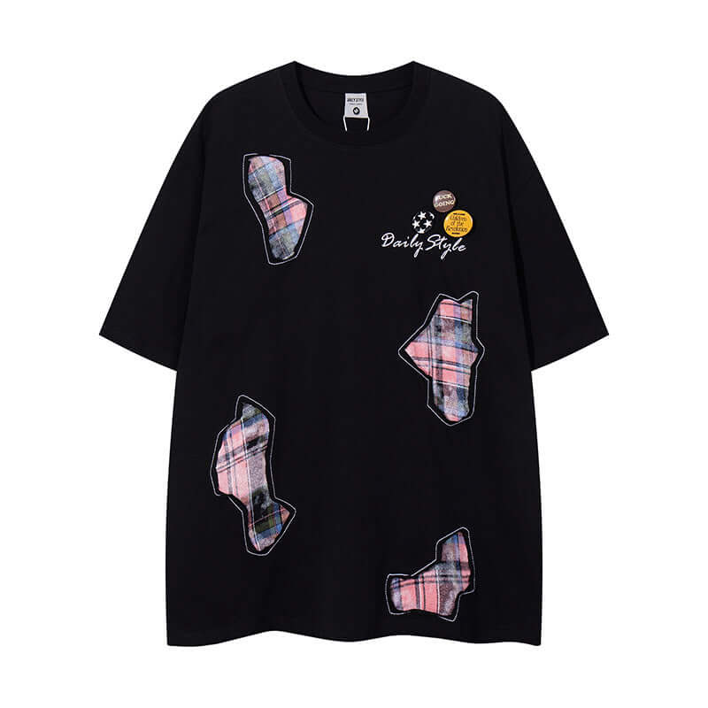 Organic Elevated Top Luxury Streetwear Men Tailored Fit Black T-Shirt-0