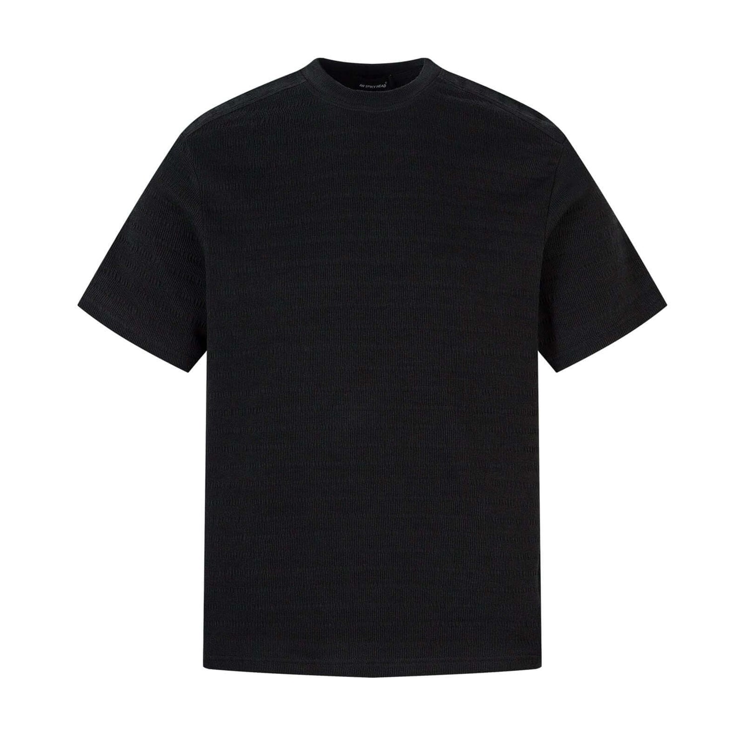 Silk Avant-Garde Tee Luxury Streetwear Black Designer High-End Urban Fashion-0