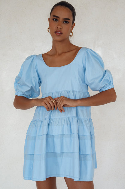 Andrea Babydoll Cotton Mini Dress-1