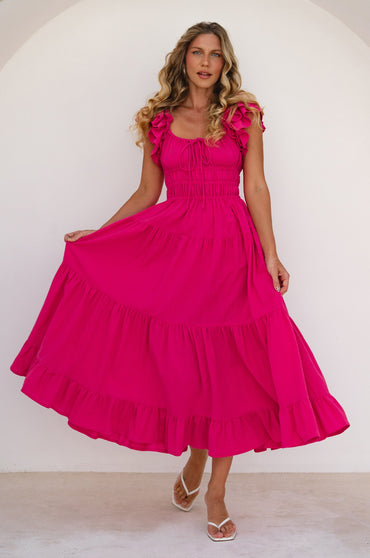 Aura Ruffled Maxi Dress-5