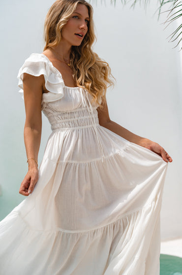 Aura Ruffled Maxi Dress-1