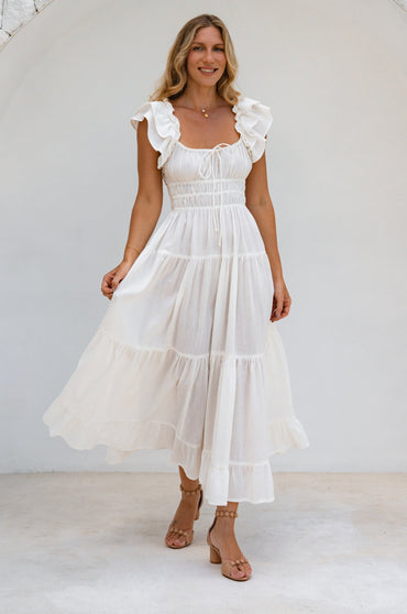 Aura Ruffled Maxi Dress-4