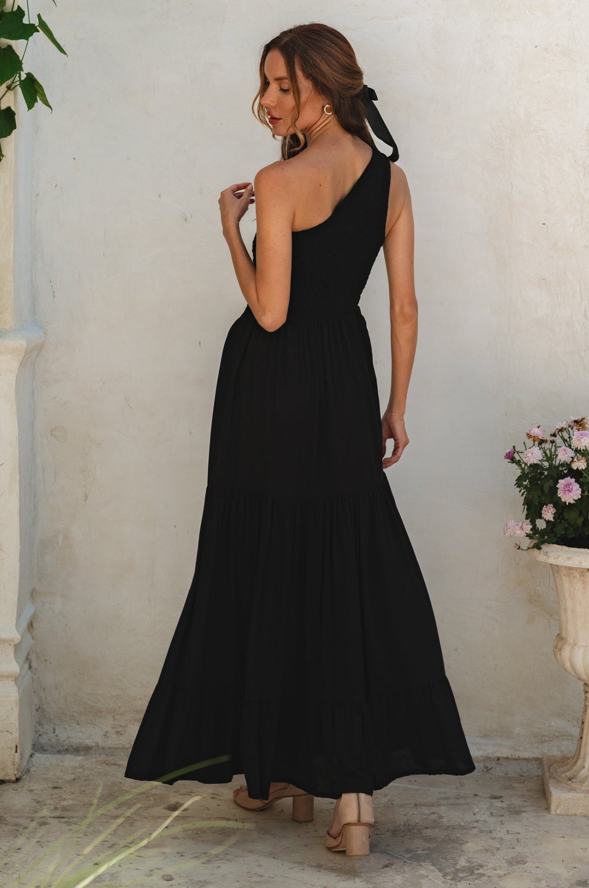 Cassandra One Shoulder Maxi Dress-1