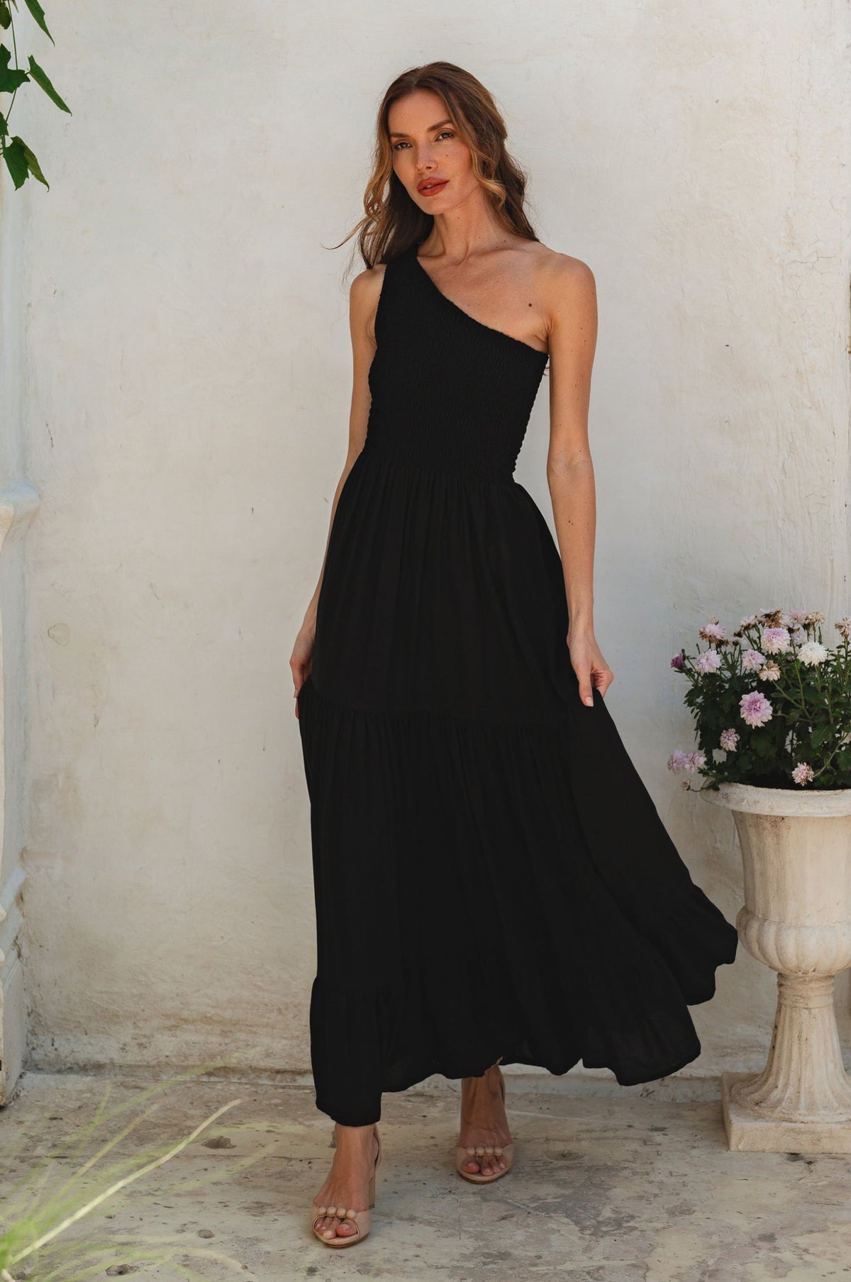 Cassandra One Shoulder Maxi Dress-0