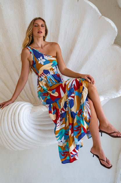 Cassandra One Shoulder Maxi Dress-0