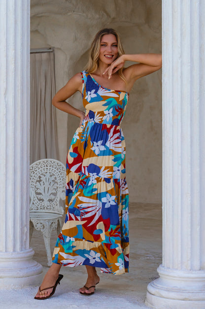 Cassandra One Shoulder Maxi Dress-1