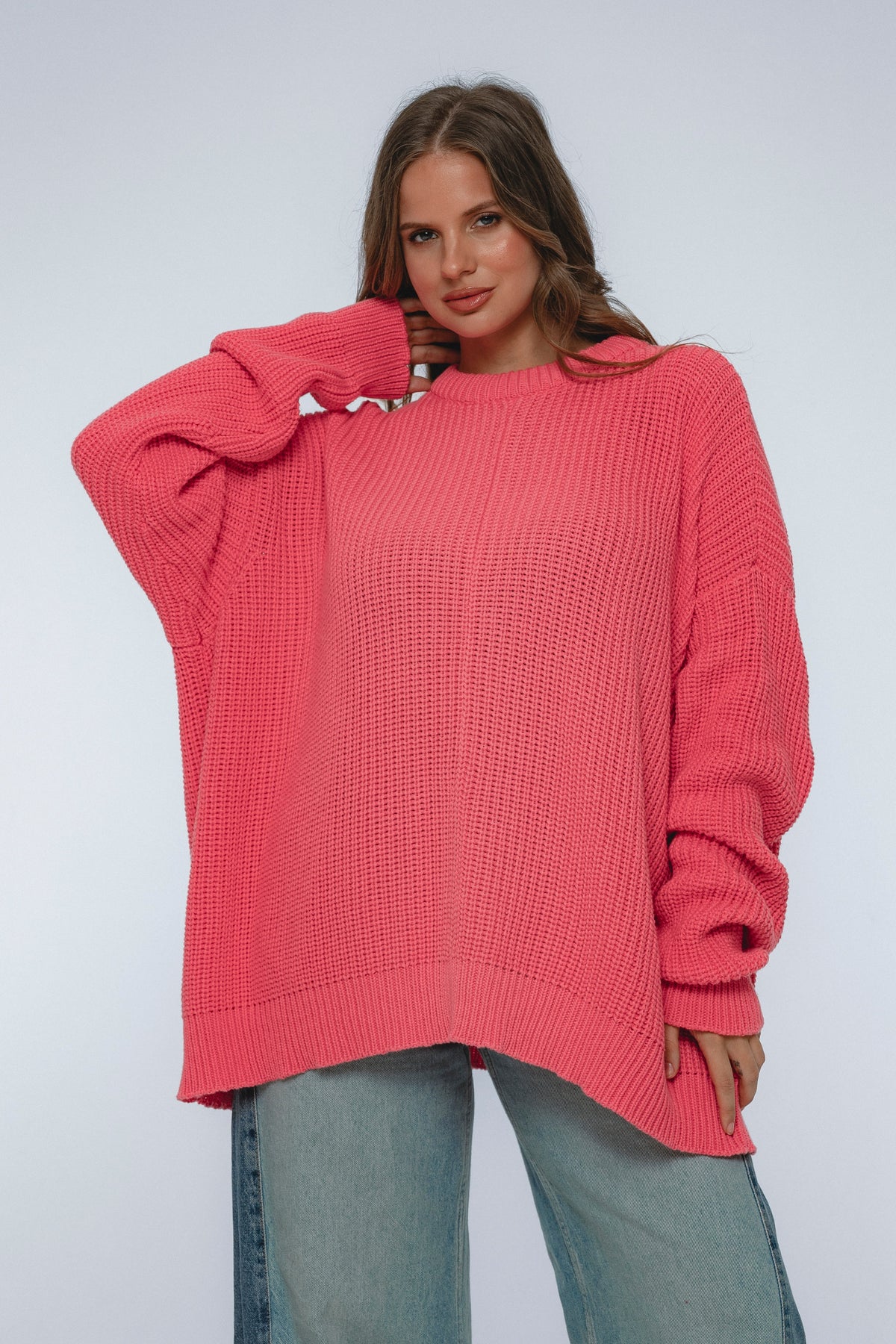 Cloud Nine Long Sleeve Cotton Sweater-6