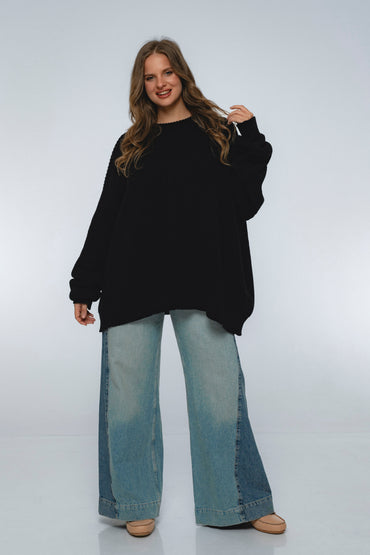 Cloud Nine Long Sleeve Cotton Sweater-1