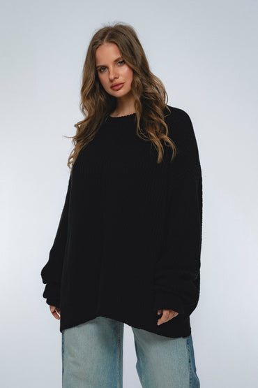 Cloud Nine Long Sleeve Cotton Sweater-5
