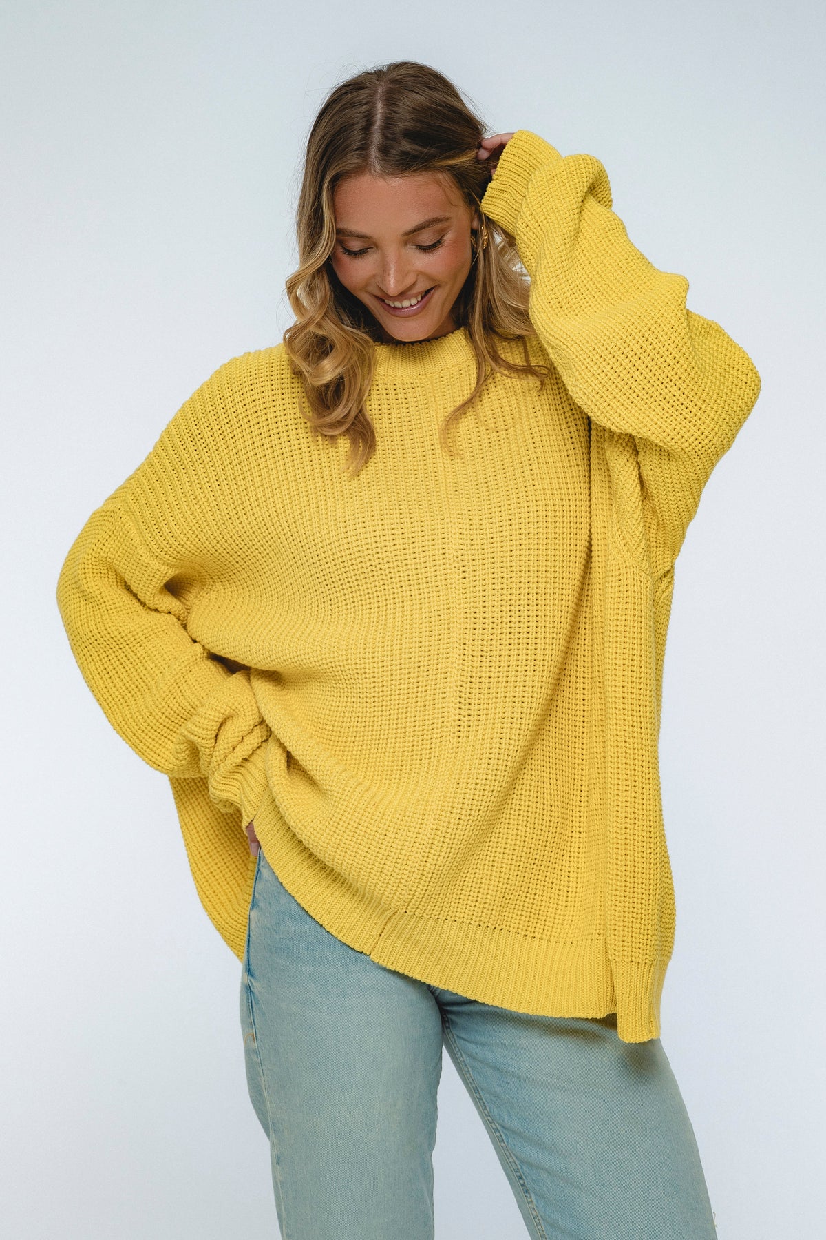 Cloud Nine Long Sleeve Cotton Sweater-2