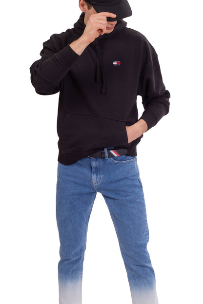 TOMMY JEANS – Entspannter Herren-Kapuzenpullover mit Logo-Patch