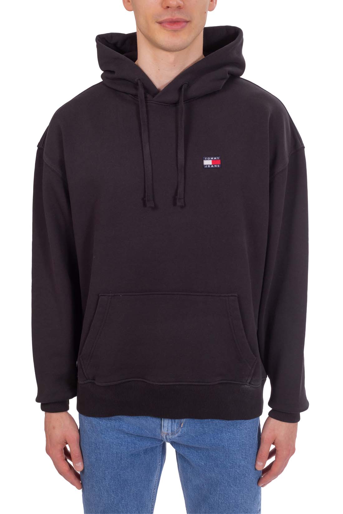 TOMMY JEANS – Entspannter Herren-Kapuzenpullover mit Logo-Patch