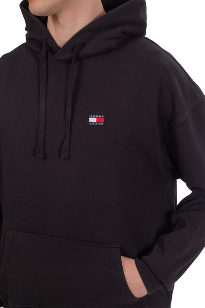 TOMMY JEANS – Entspannter Herren-Kapuzenpullover mit Logo-Patch