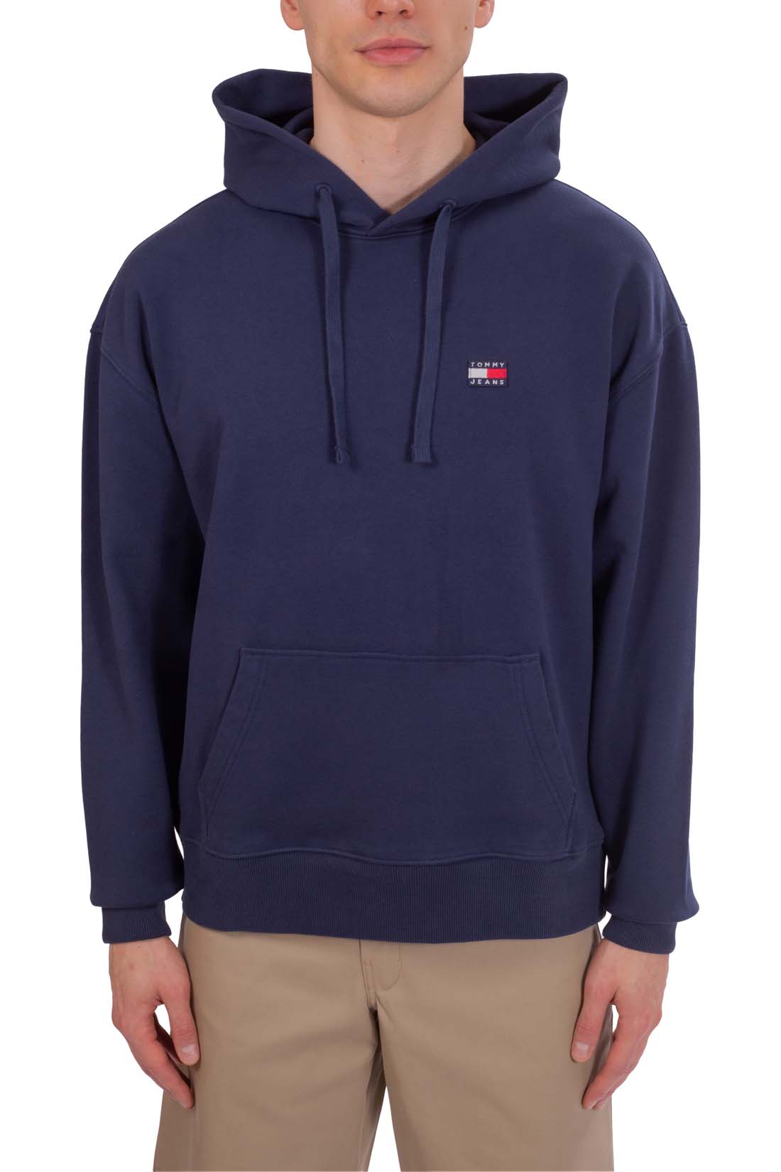 TOMMY JEANS – Entspannter Herren-Kapuzenpullover mit Logo-Patch
