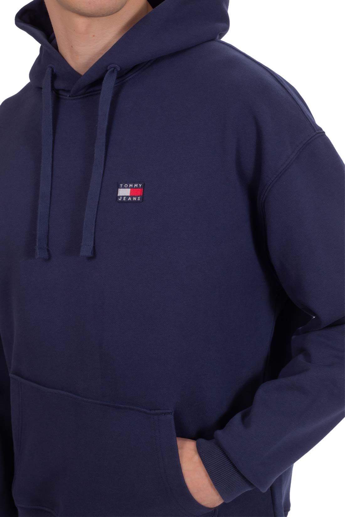 TOMMY JEANS – Entspannter Herren-Kapuzenpullover mit Logo-Patch