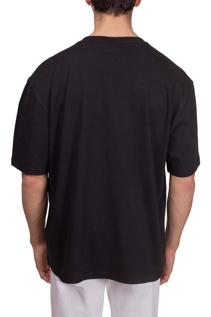 TOMMY JEANS - Men's oversized T-shirt with varsity logo
