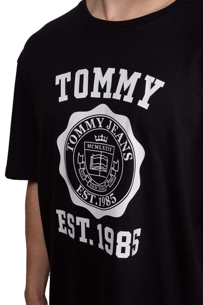 TOMMY JEANS - Men's oversized T-shirt with varsity logo