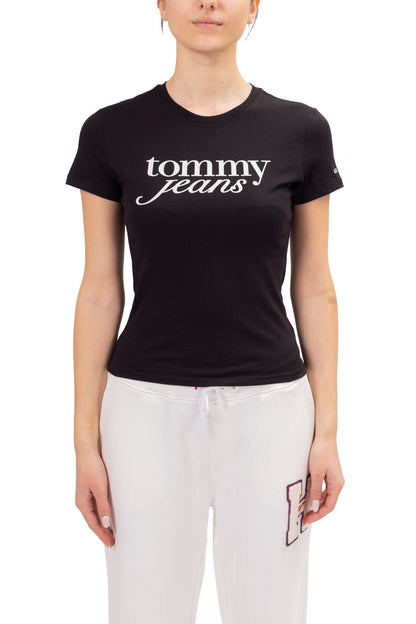 TOMMY JEANS - Women's slim T-shirt with logo print