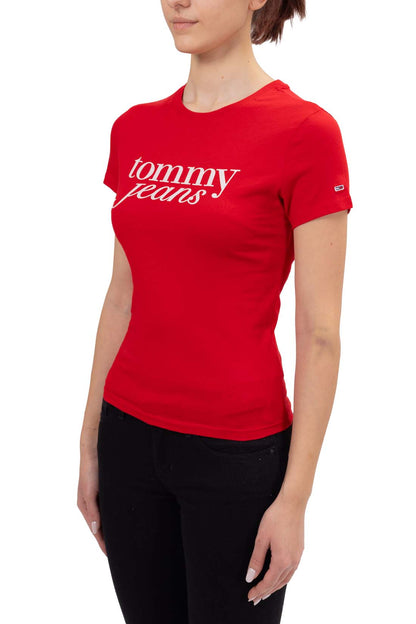 TOMMY JEANS - Women's slim T-shirt with logo print