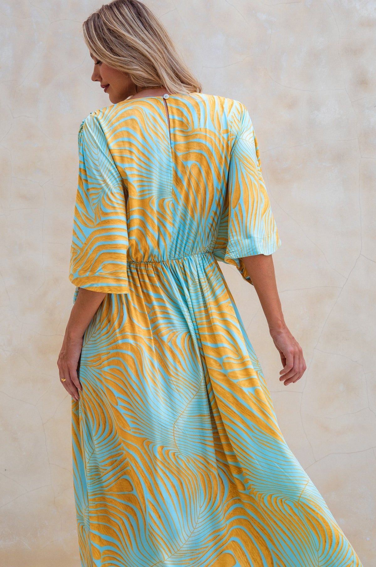 Elena Bohemian Gown Dress -3