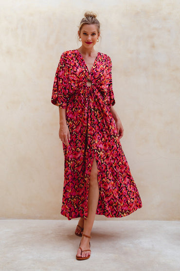 Elena Bohemian Gown Dress -5