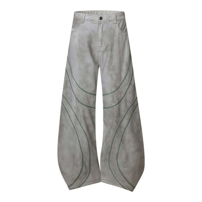 Atelier Brushed Sleek Jeans Men’s Tailored Fit Luxury Streetwear Denim-0