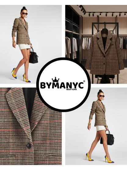 Heritage Plaid Blazer • FIFTH AVE -2