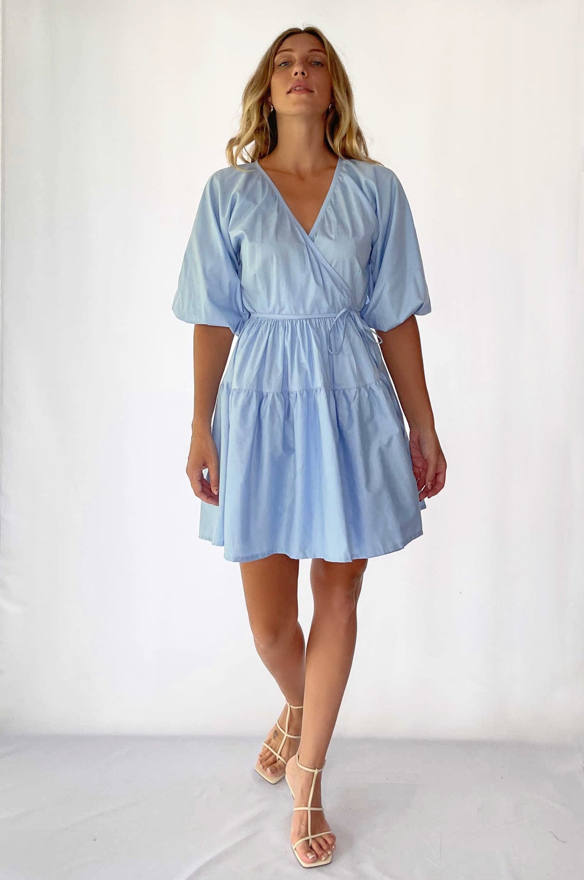 Honey Bunny Wrap Mini Dress -6