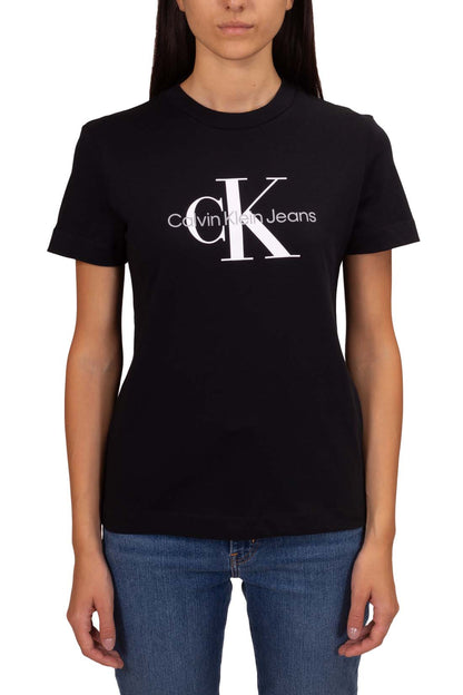 CALVIN KLEIN JEANS – Damen Regular T-Shirt mit Monogramm