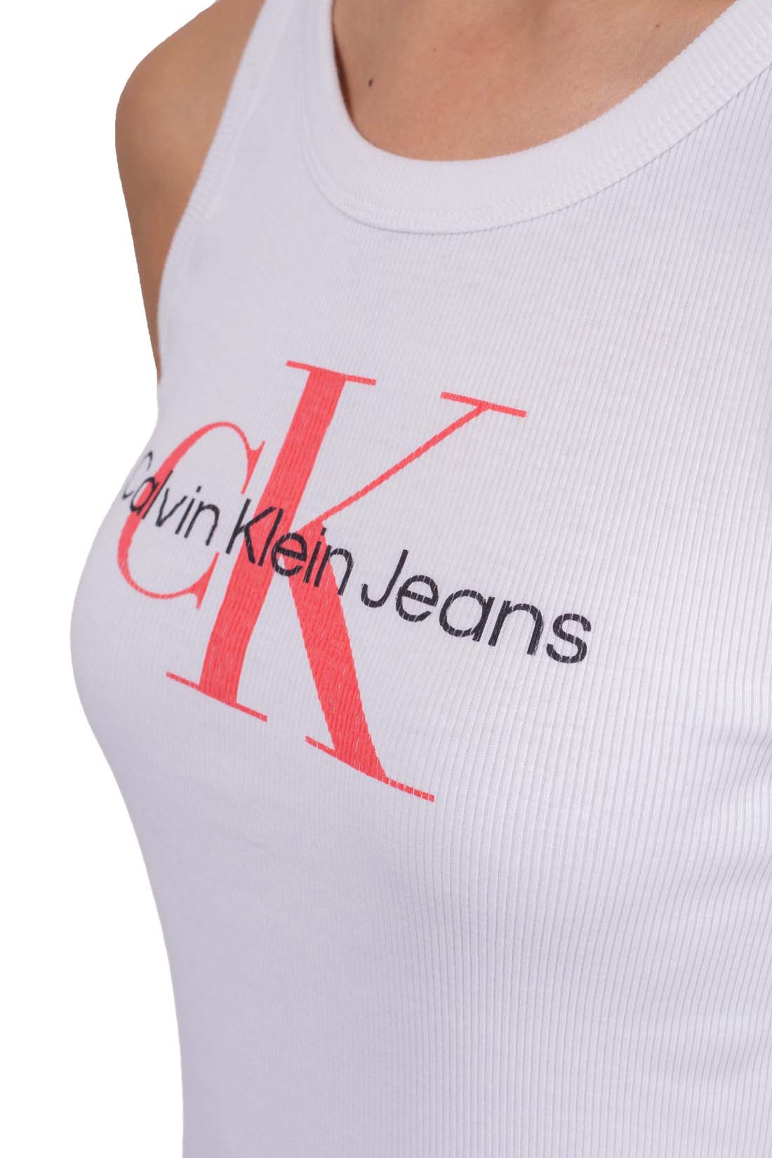 CALVIN KLEIN JEANS - Women's slim ribbed tank top