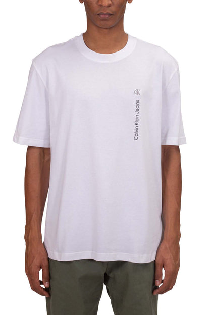 CALVIN KLEIN JEANS - Men's relaxed T-shirt with monogram and logo