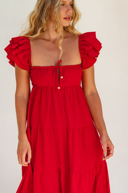 Nymph Bohemian Linen Maxi Dress-4