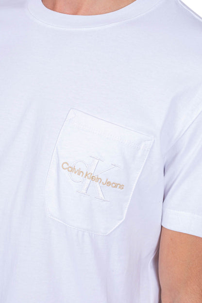 CALVIN KLEIN JEANS - Men's T-shirt with pocket and logo