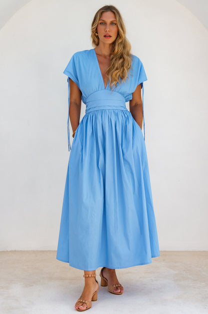 Rafina Goddess Cotton Maxi Dress-5