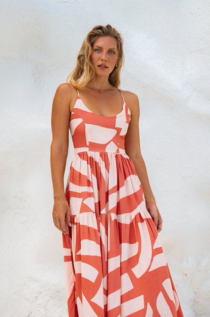 Sea Dreamer Strappy Midi Dress-4