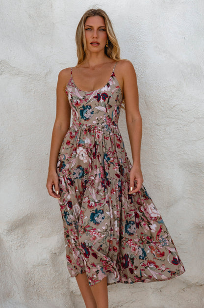 Sea Dreamer Strappy Midi Dress-3