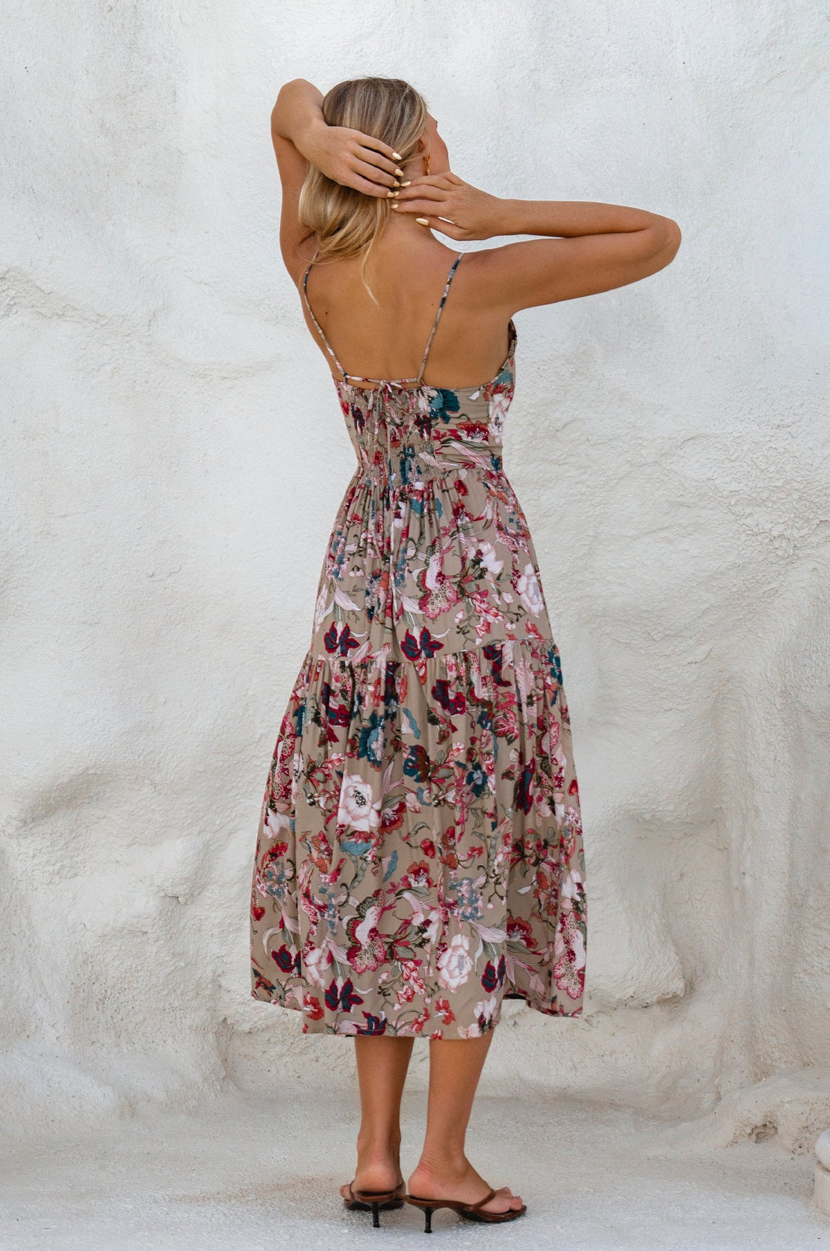 Sea Dreamer Strappy Midi Dress-2