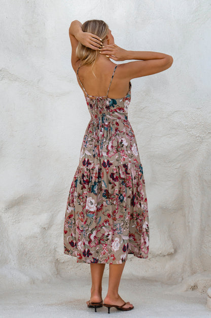 Sea Dreamer Strappy Midi Dress-2
