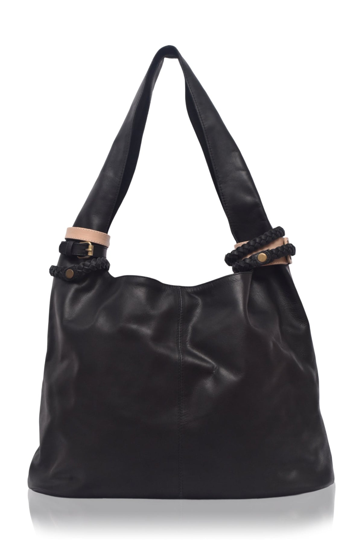 Serendipity Slouchy Leather Tote Bag-4