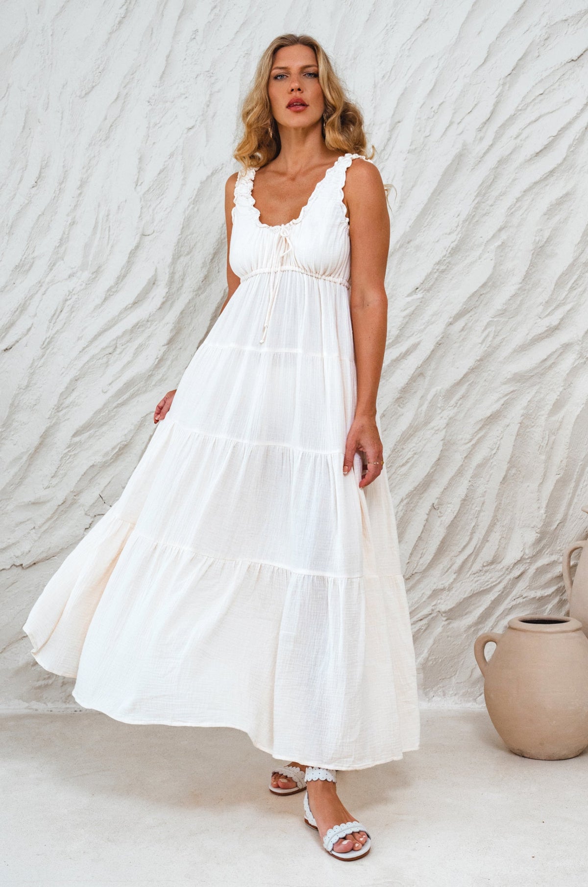 Soft Love Cotton Maxi Dress (Sale)-0