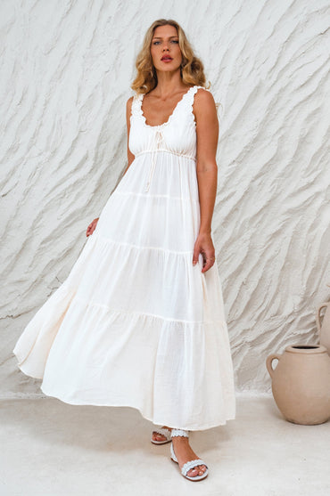 Soft Love Cotton Maxi Dress (Sale)-0