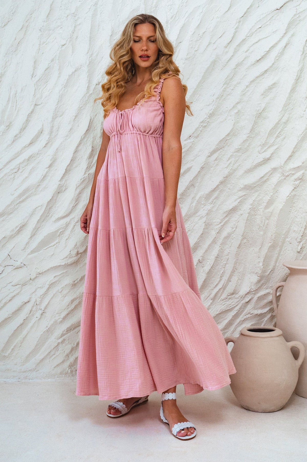 Soft Love Cotton Maxi Dress (Sale)-5