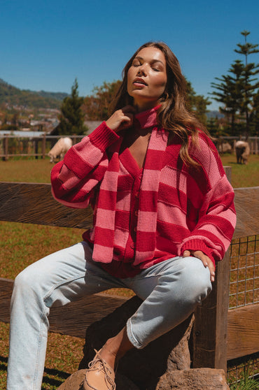 Soft Wind Oversized Button Down Cardigan-0