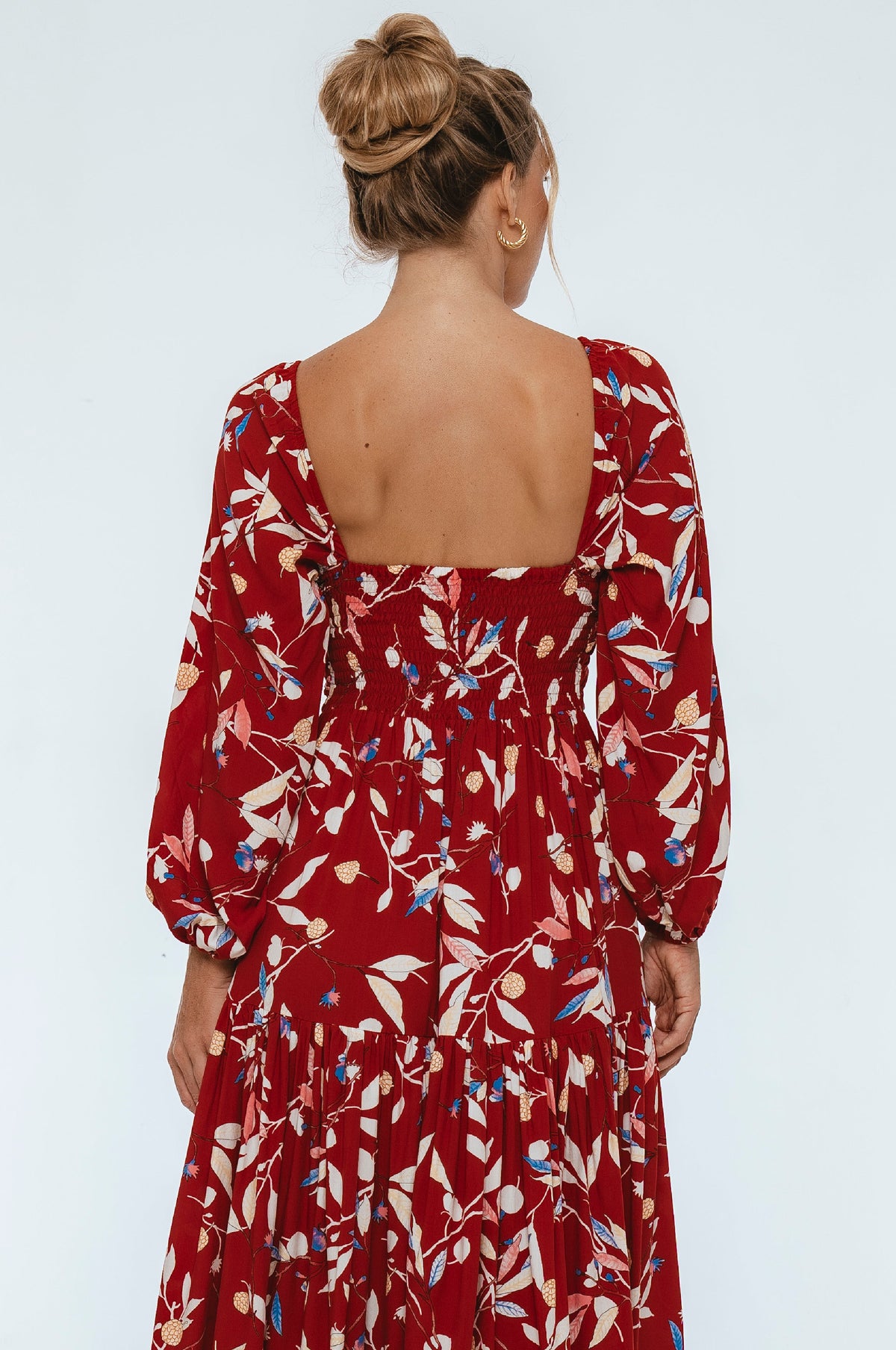 Verona Long Sleeve Midi Dress (Sale)-3