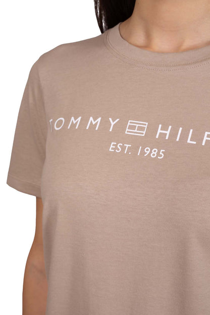 TOMMY HILFIGER - Women's regular logo T-shirt